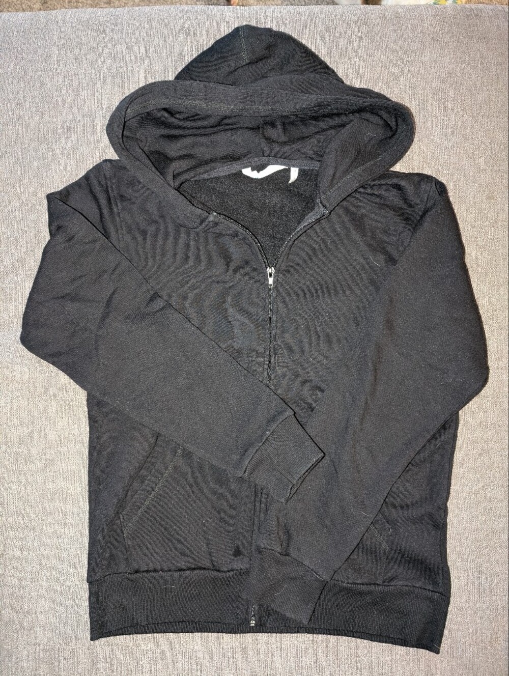 H&M Black Full-Zip Hoodie